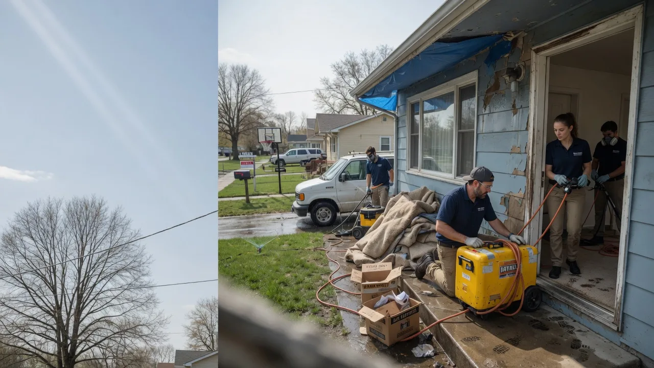 Basement Flood Cleanup in Pine Village, IN near me